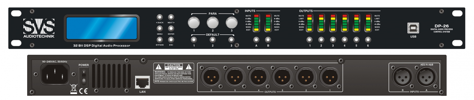 SVS Audiotechnik DP-26 Цифровой процессор: 2 входа 6 выходов в Хасавюрте