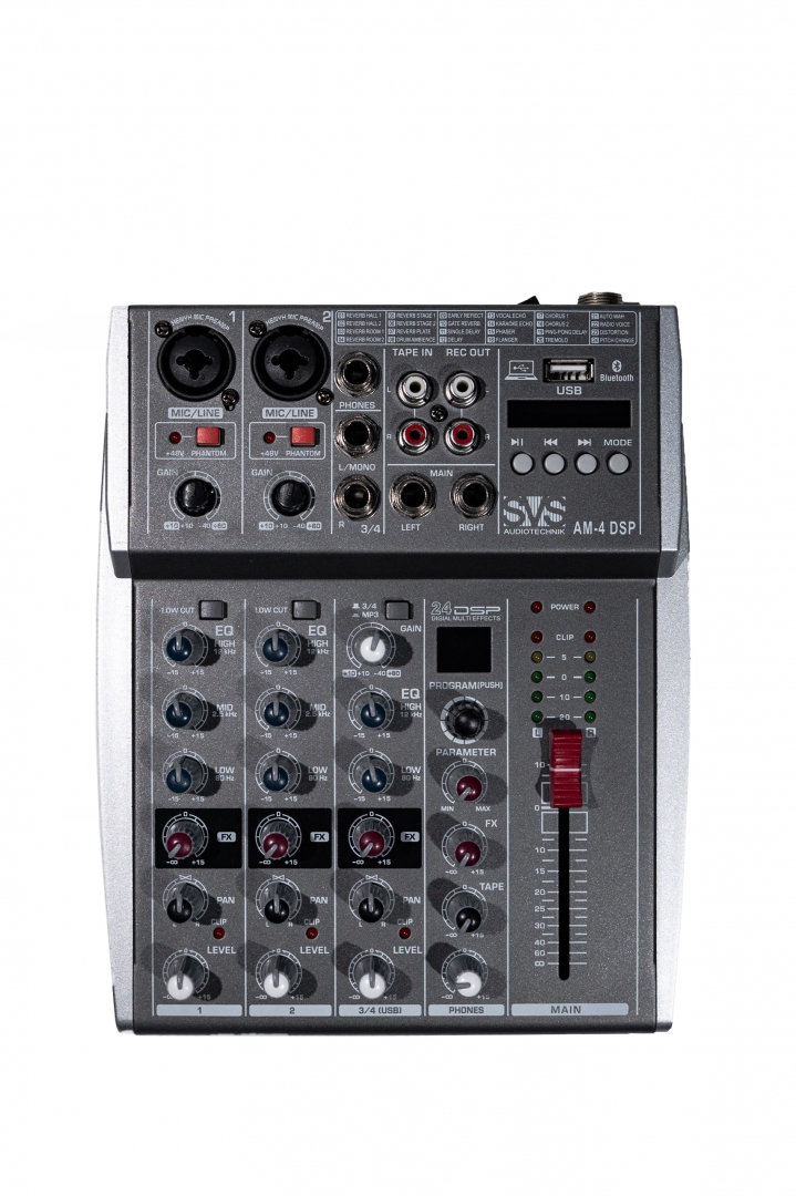 SVS Audiotechnik mixers AM-4 DSP Аналоговый микшерный пульт, 4-канала в Хасавюрте