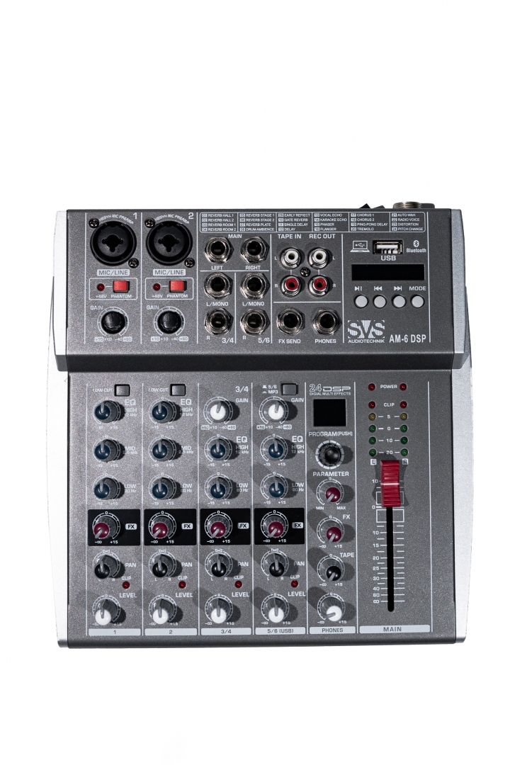 SVS Audiotechnik mixers AM-6 DSP Микшерный пульт аналоговый, 6-канальный SVS Audiotechnik mixers в Хасавюрте