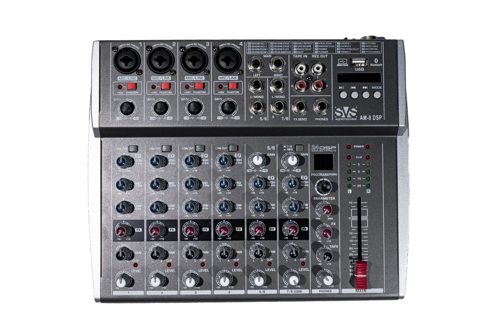 SVS Audiotechnik mixers AM-8 DSP Микшерный пульт аналоговый, 8-канальный в Хасавюрте