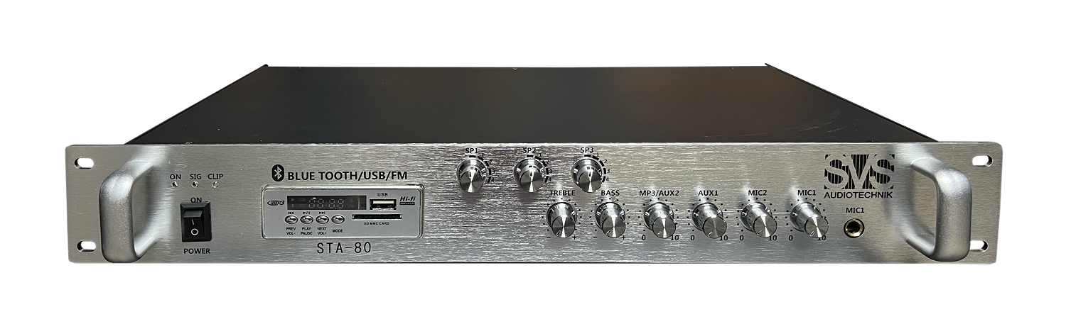 SVS Audiotechnik STA-80 Микшер-усилитель для систем Public Address в Хасавюрте